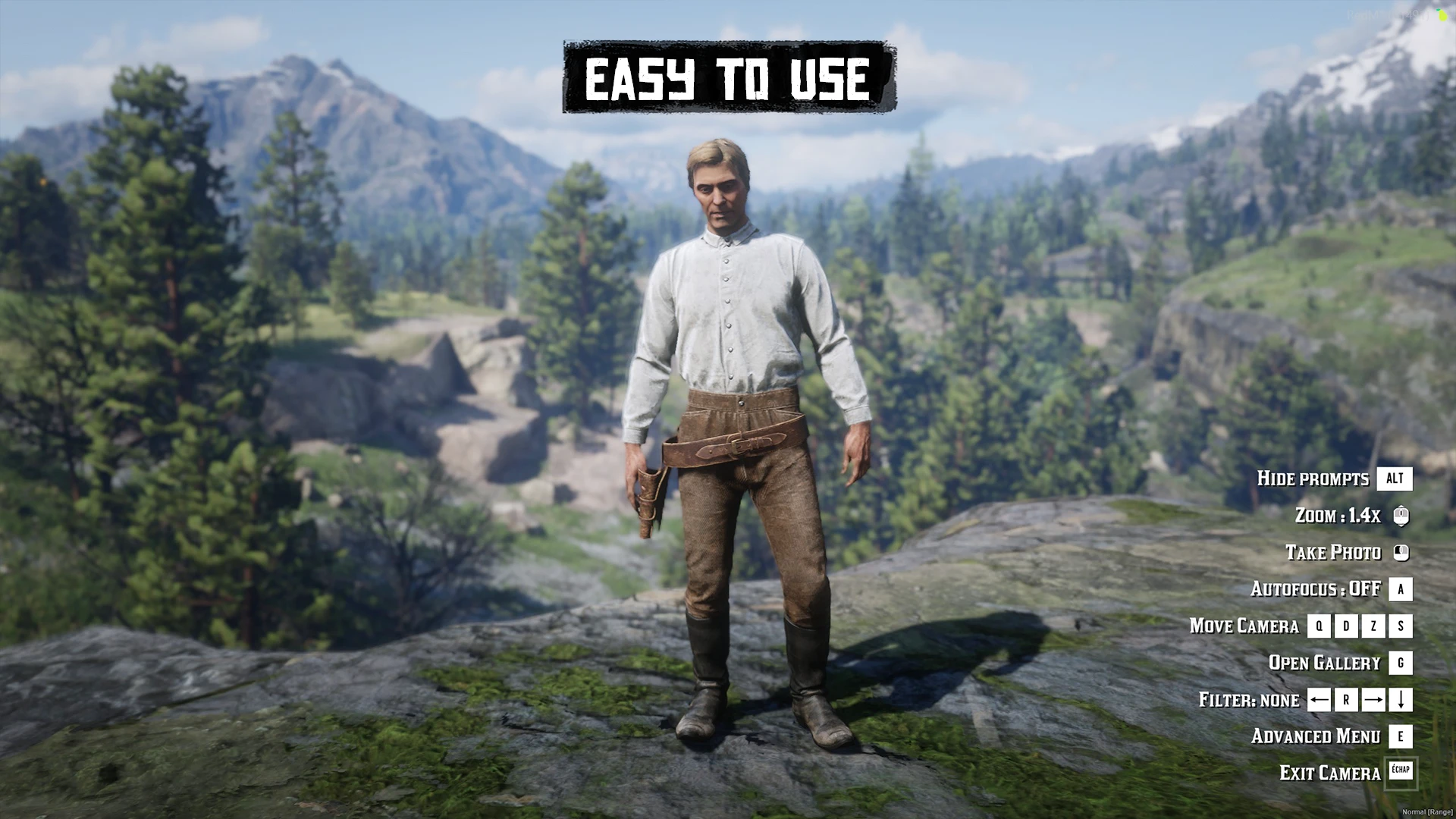 Move, rotate, and adjust the tripod for the ideal angle and composition.