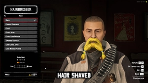 hair shaved texture, RedM script