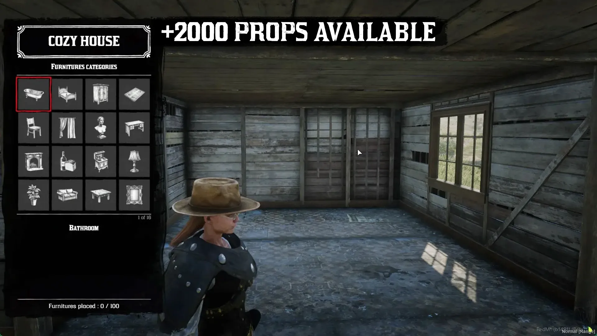 Choose from over 2600 furniture items carefully categorized