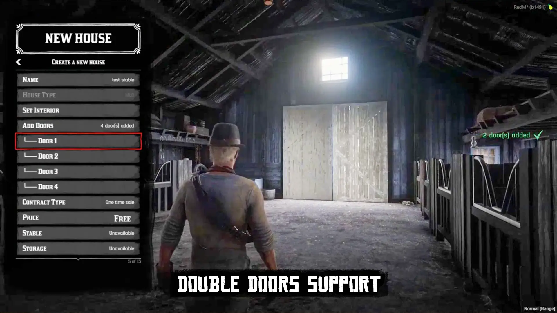 Compatible with double doors Compatible with double doors