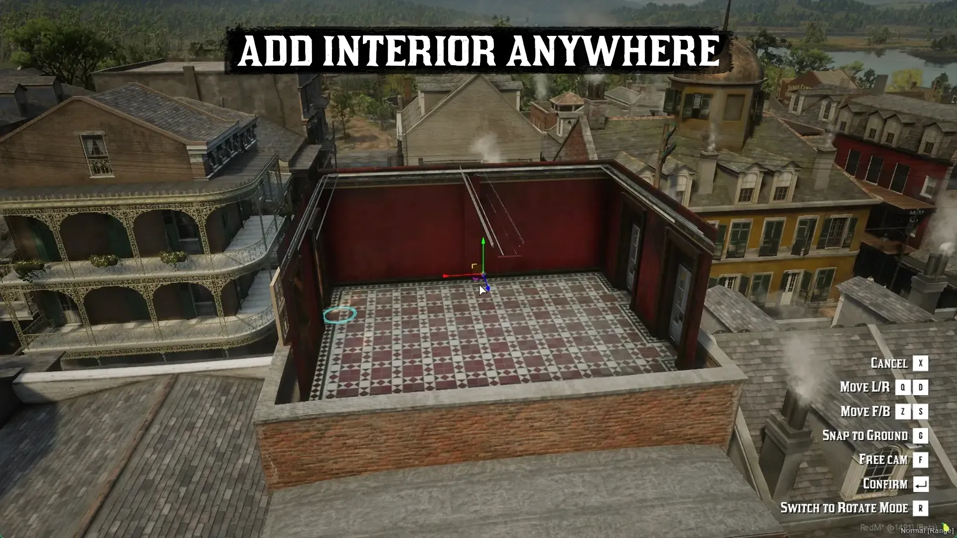 Interiors feature real-time window views, perfectly matching the property's exterior location.