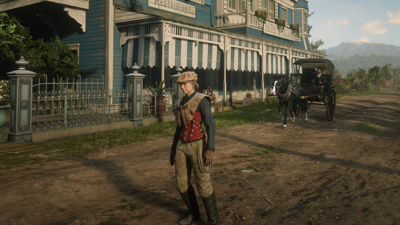 Lasso on the female belt for RedM server Lasso on the female belt for RedM server