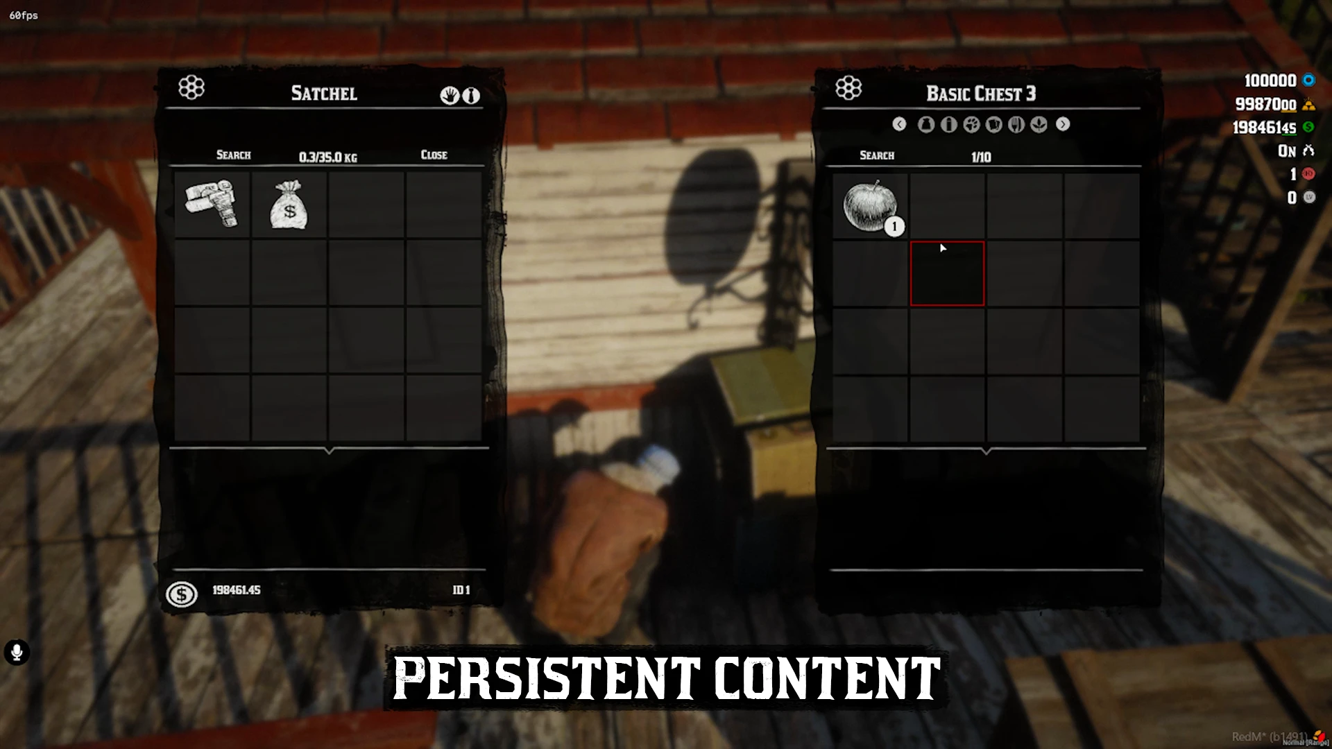 Persistent storage content - RedM Persistent storage content - RedM
