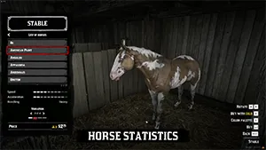 Horse statistics, RedM Script