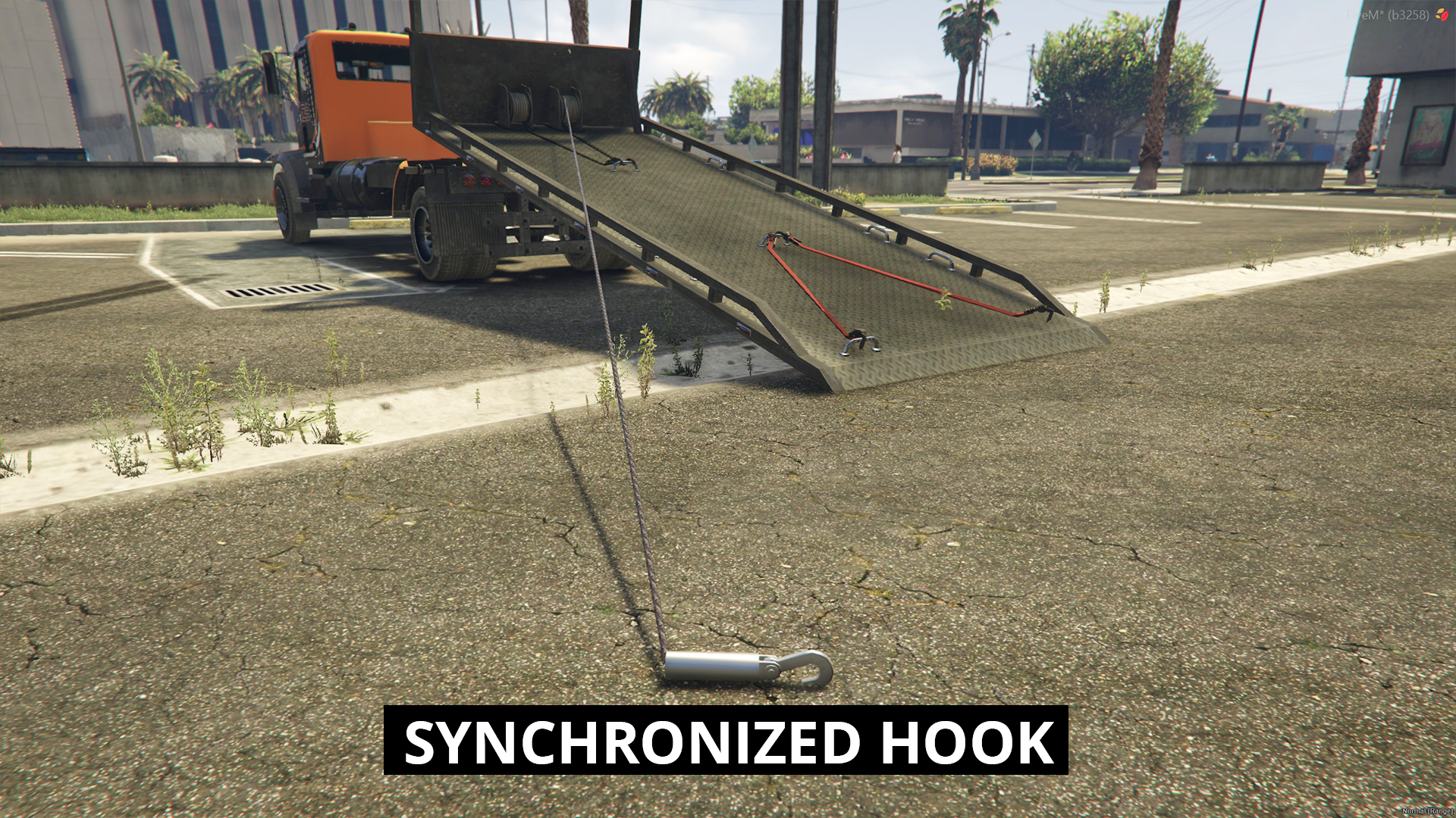 Synchronized hook - Tow Truck FiveM